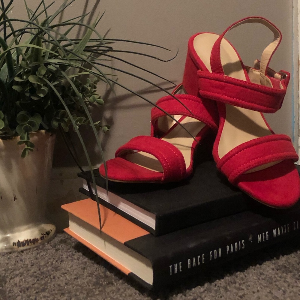 Red 6 1/2 Wild Diva 2” heel